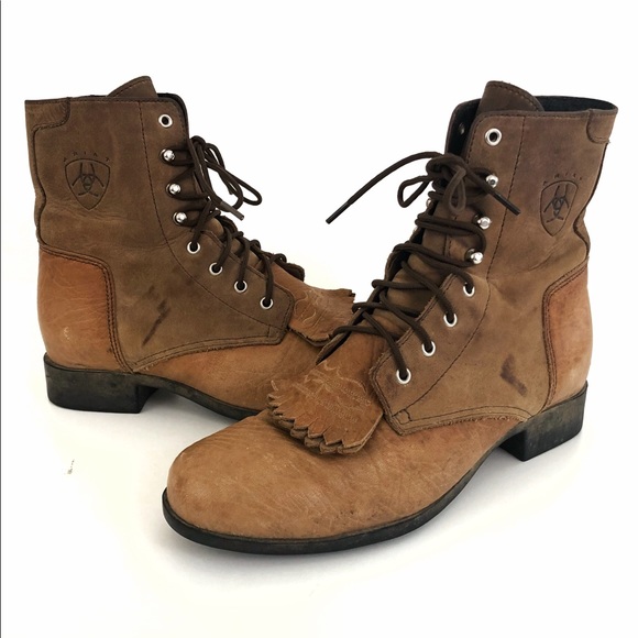 ariat heritage lace up boots